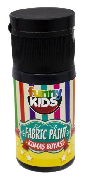 Funny Kids Kumaş Boyası 20cc Siyah 7408