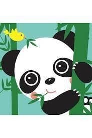 Çocuklar İçin Sayılarla Boyama - Panda