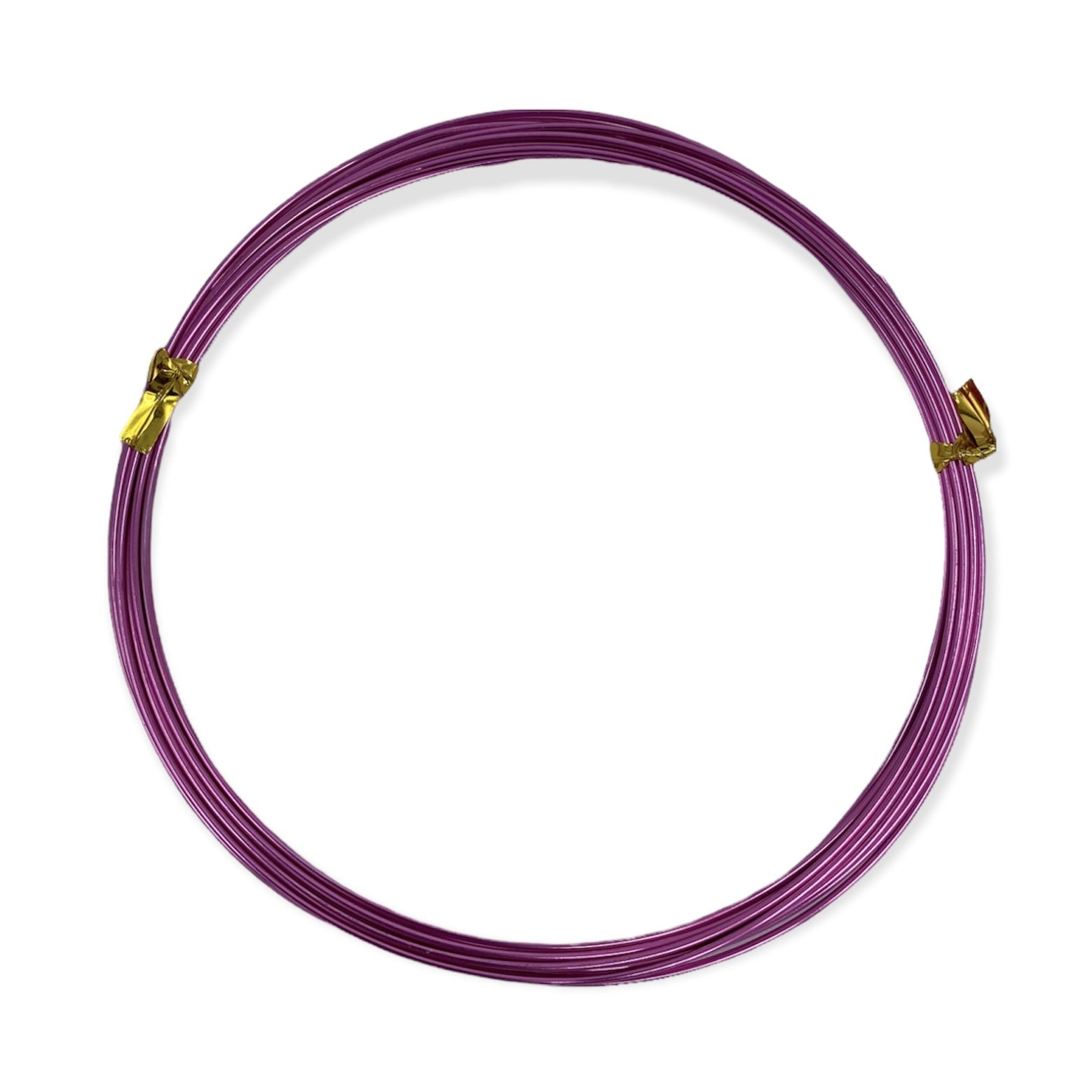 Renkli Alüminyum Tel 3metre - Pembe
