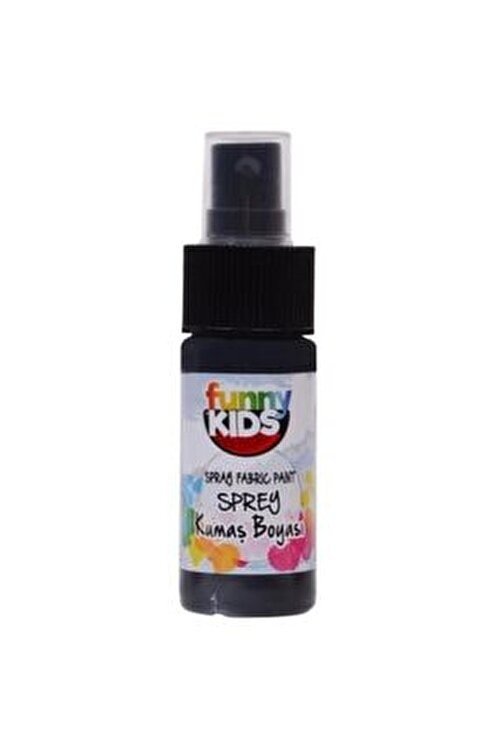 Funny Kids Sprey Kumaş Boya 30cc Siyah 4722
