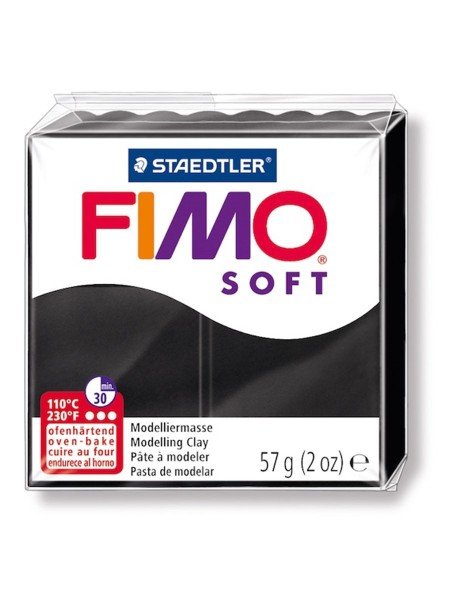 Fimo Soft 57 gr. Black No:9