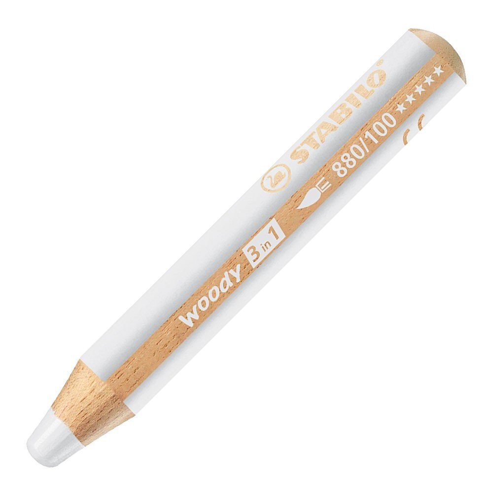 Stabilo Woody 3in1 Beyaz 100