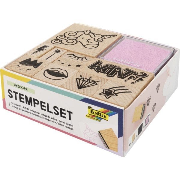 Folia Unicorn Stampa Damga Set No:31102
